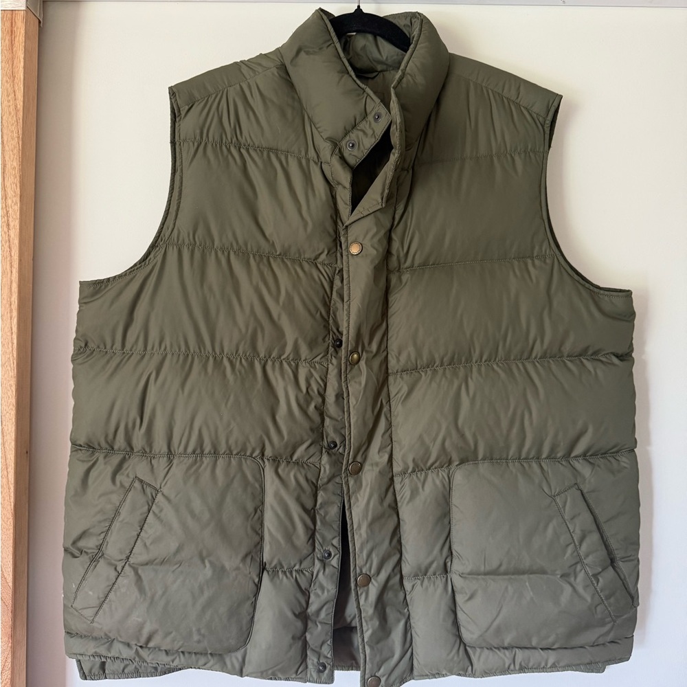 Lands' End Men's Down Puffer Vest